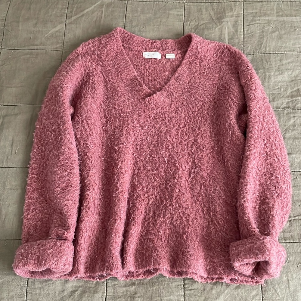sleeping on snow by Anthropologie Fuzzy Sweater